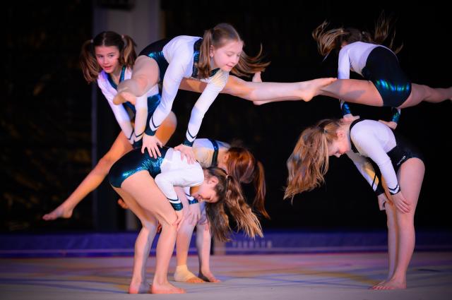 Competitieve wedstrijdgroep meisjes